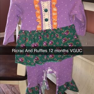 Ricrac And Ruffles Romper